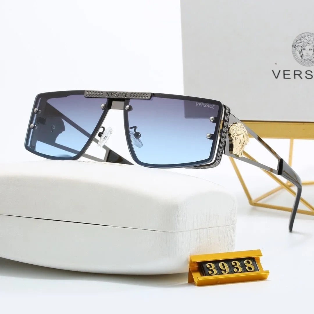 Gafas de sol de metal con estilo europeo y americano de moda para 2026 3938 (protección UV)