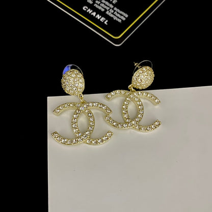 Pendientes con el logotipo de Full Diamond Brillante