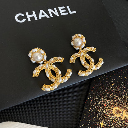 Boucles d'oreilles tendance en cuir plaqué or