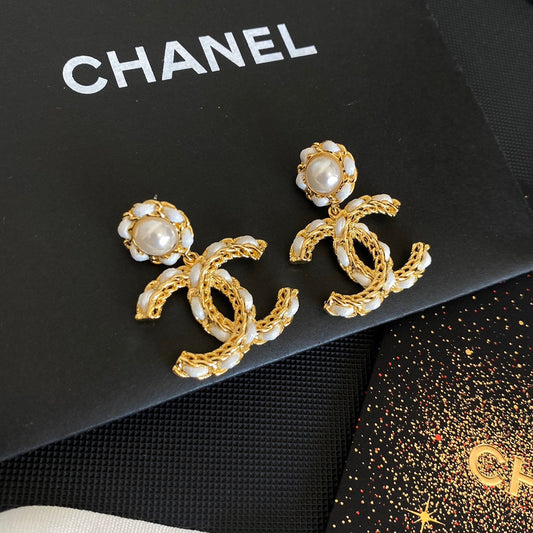 Boucles d'oreilles tendance en cuir plaqué or
