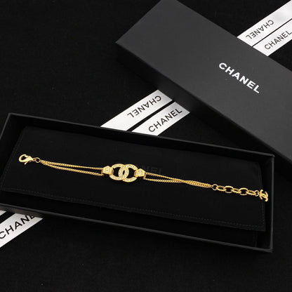 Pulsera Doble Capa de Diamantes