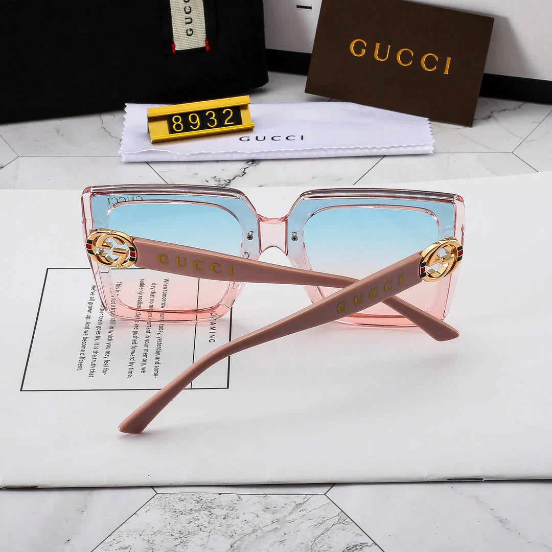 4 Colores Estilo Coreano Accesorios Grandes Gafas de Sol de Moda 8932