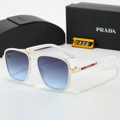Gafas de sol de metal bicolor de nueva moda 2026