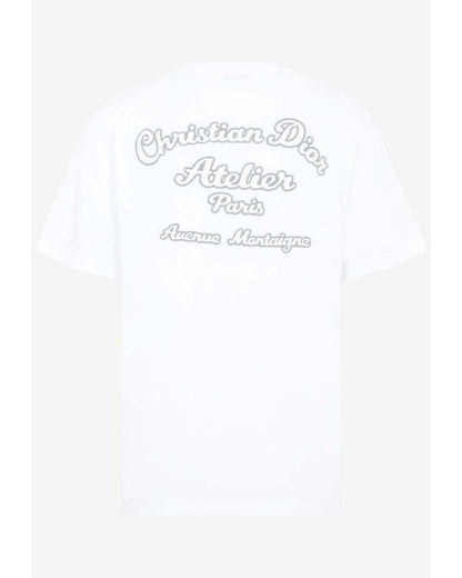 T-shirt col rond blanc