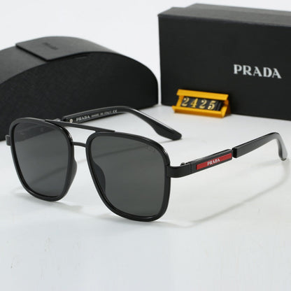 Gafas de sol de metal bicolor de nueva moda 2026