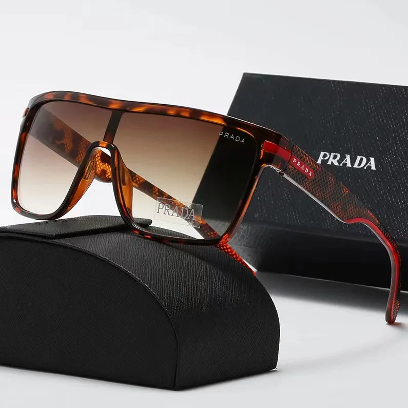 Gafas de sol de una pieza con montura grande, nueva moda 2026