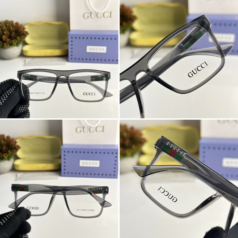 Gafas de moda unisex con montura de rayas