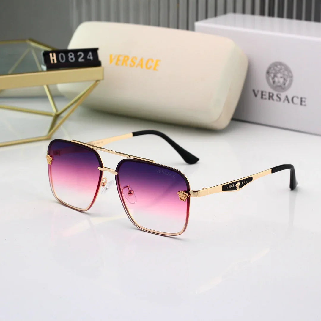 Gafas de sol metálicas de alta definición con lentes de 7 colores 0824