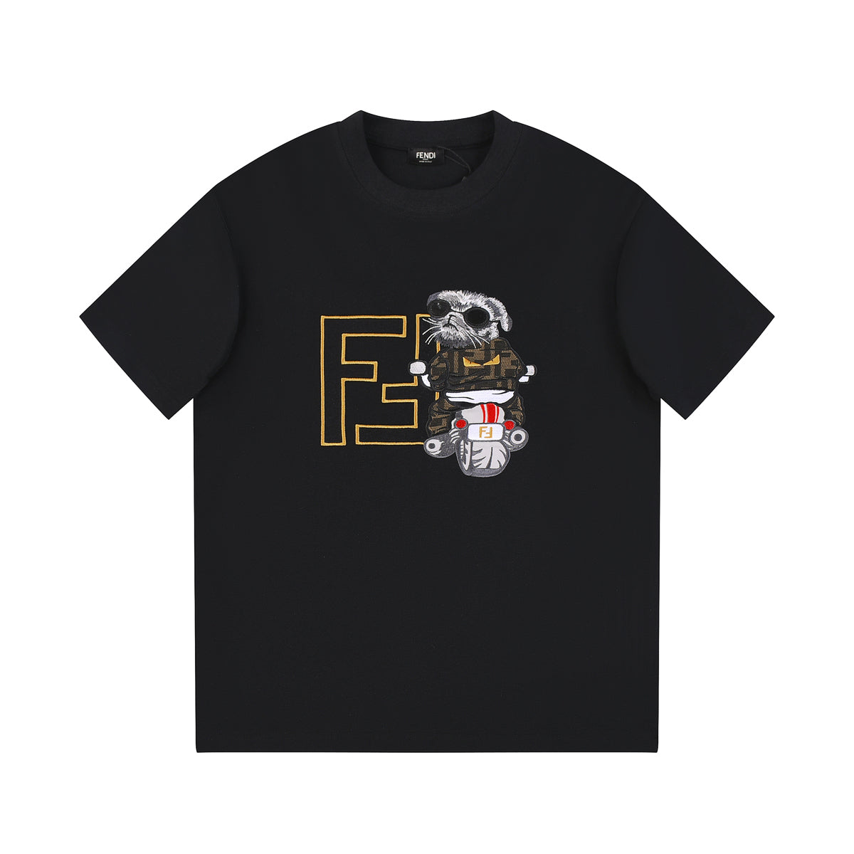 Camiseta estampada Moto Bear