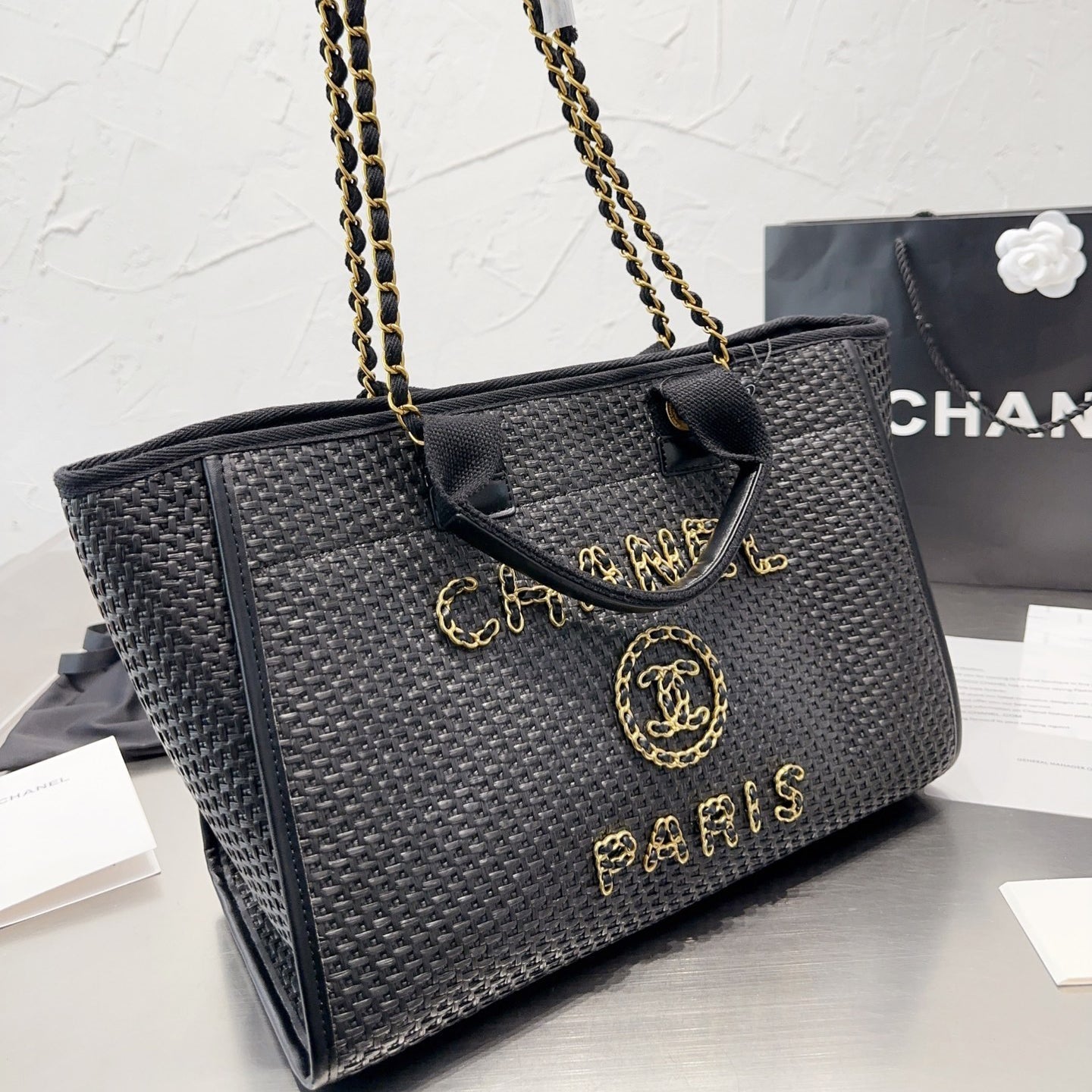 Bolso de paja de moda para compras