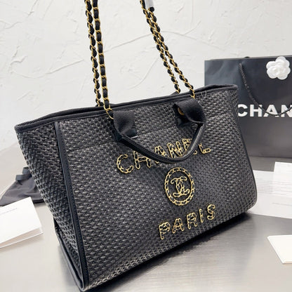 Bolso de paja de moda para compras