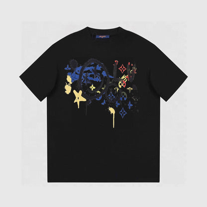 T-shirt imprimé Smiley Messy