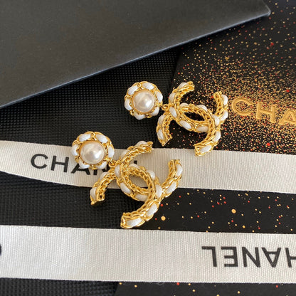 Boucles d'oreilles tendance en cuir plaqué or