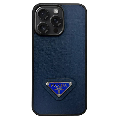 Estuche clásico triangular de cuero