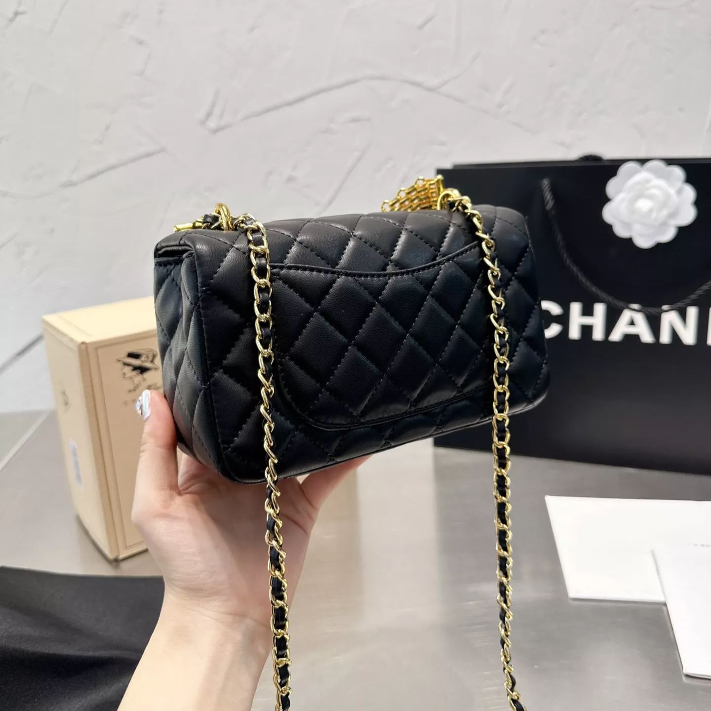 Bolso de Hombro CF Zircon Chain