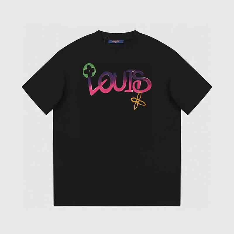 Camiseta con estampado de cambio gradual