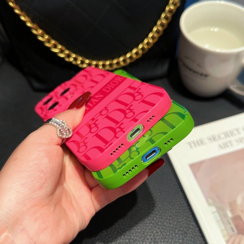 Funda de silicona multicolor con relieve
