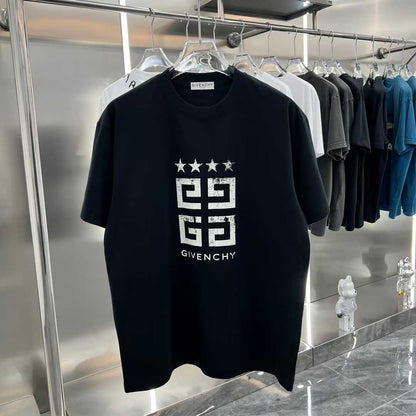 Camiseta estampada de algodón puro