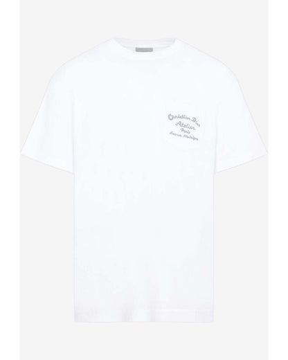 T-shirt col rond blanc