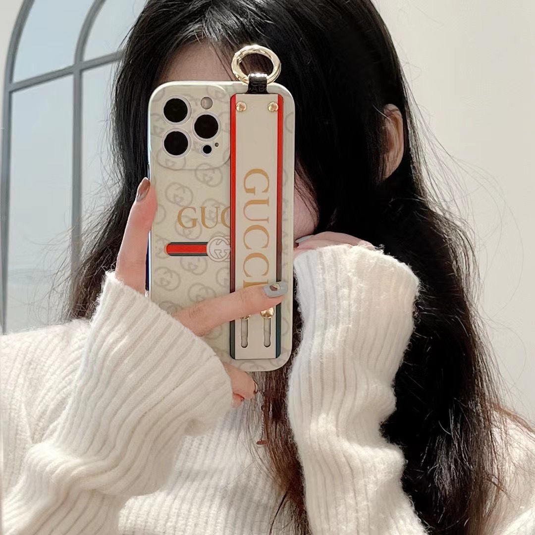 Funda de silicona esmerilada con pulsera