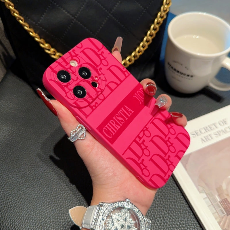Funda de silicona multicolor con relieve