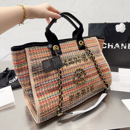 Bolso de paja de moda para compras