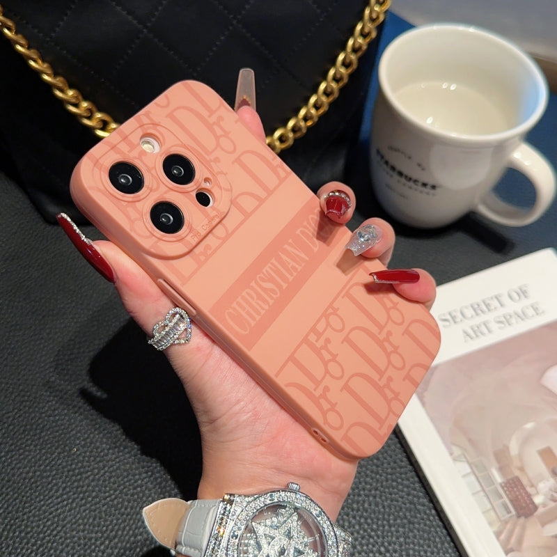 Funda de silicona multicolor con relieve
