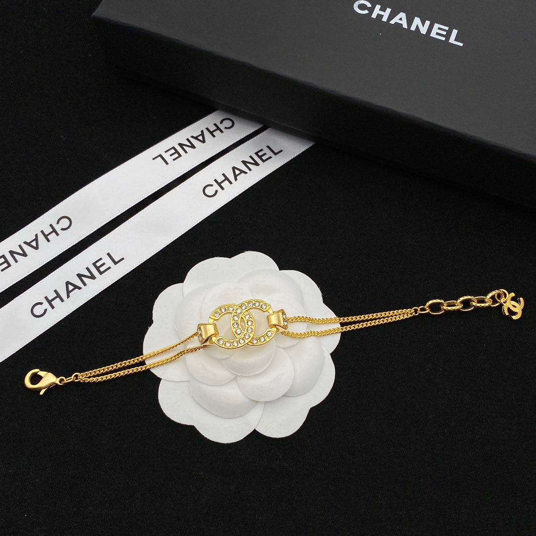Pulsera Doble Capa de Diamantes
