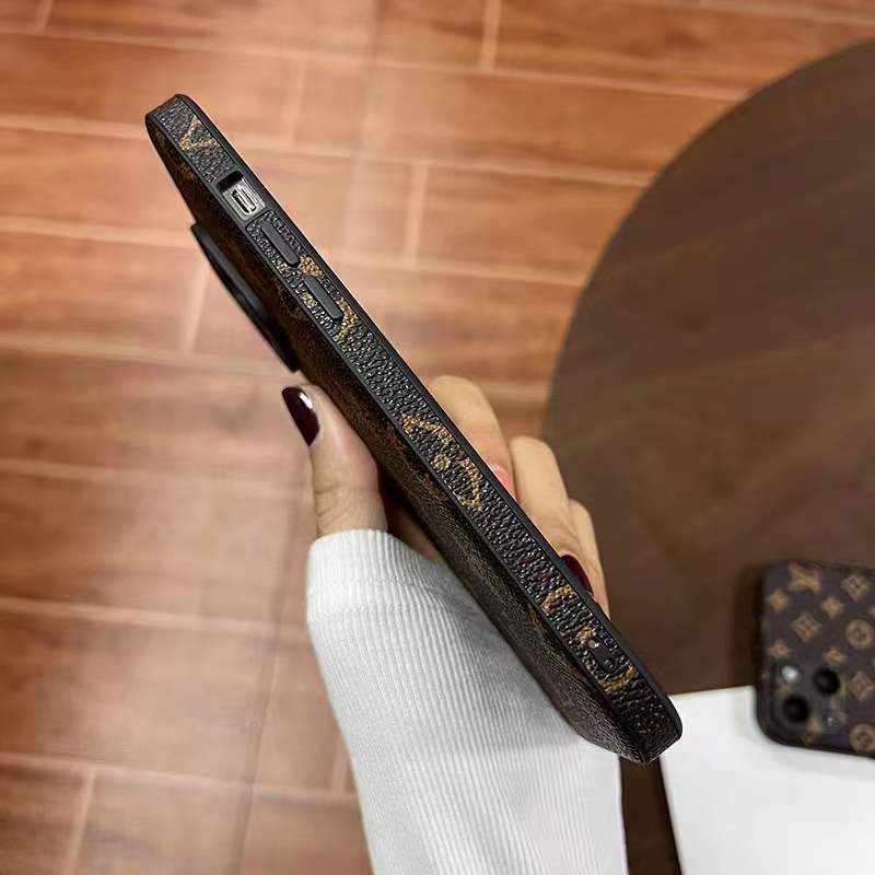 Funda de cuero integral anticaídas