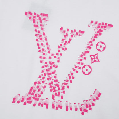 Camiseta clásica estampada rosa