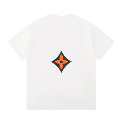 Camiseta clásica con logo estampado
