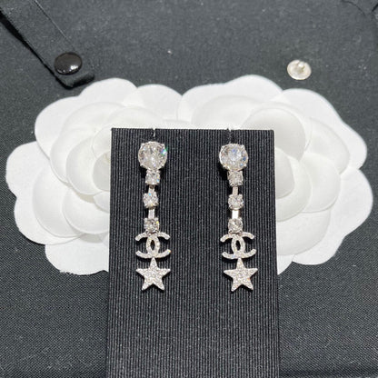 Pendientes Colgantes de Cristal