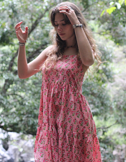 Minivestido Leela en Rosa