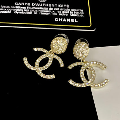 Pendientes con el logotipo de Full Diamond Brillante