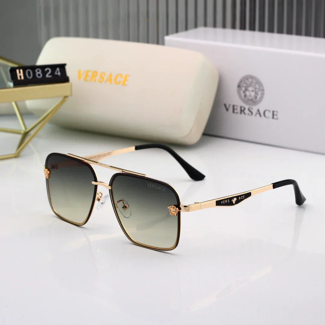 Gafas de sol metálicas de alta definición con lentes de 7 colores 0824