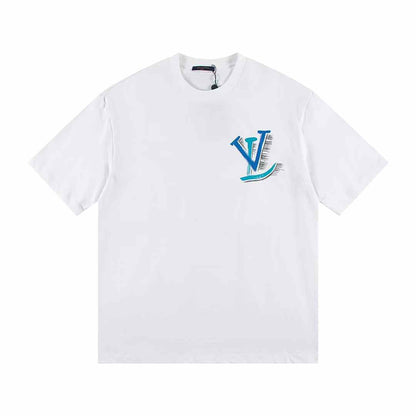 Camiseta con estampado artístico