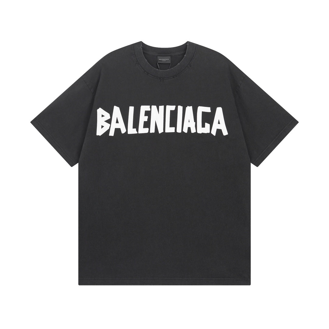 Camiseta clásica estampada con letras