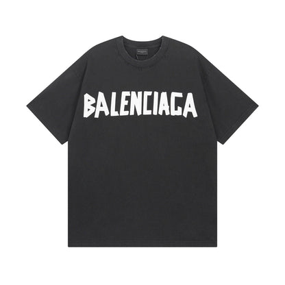 Camiseta clásica estampada con letras