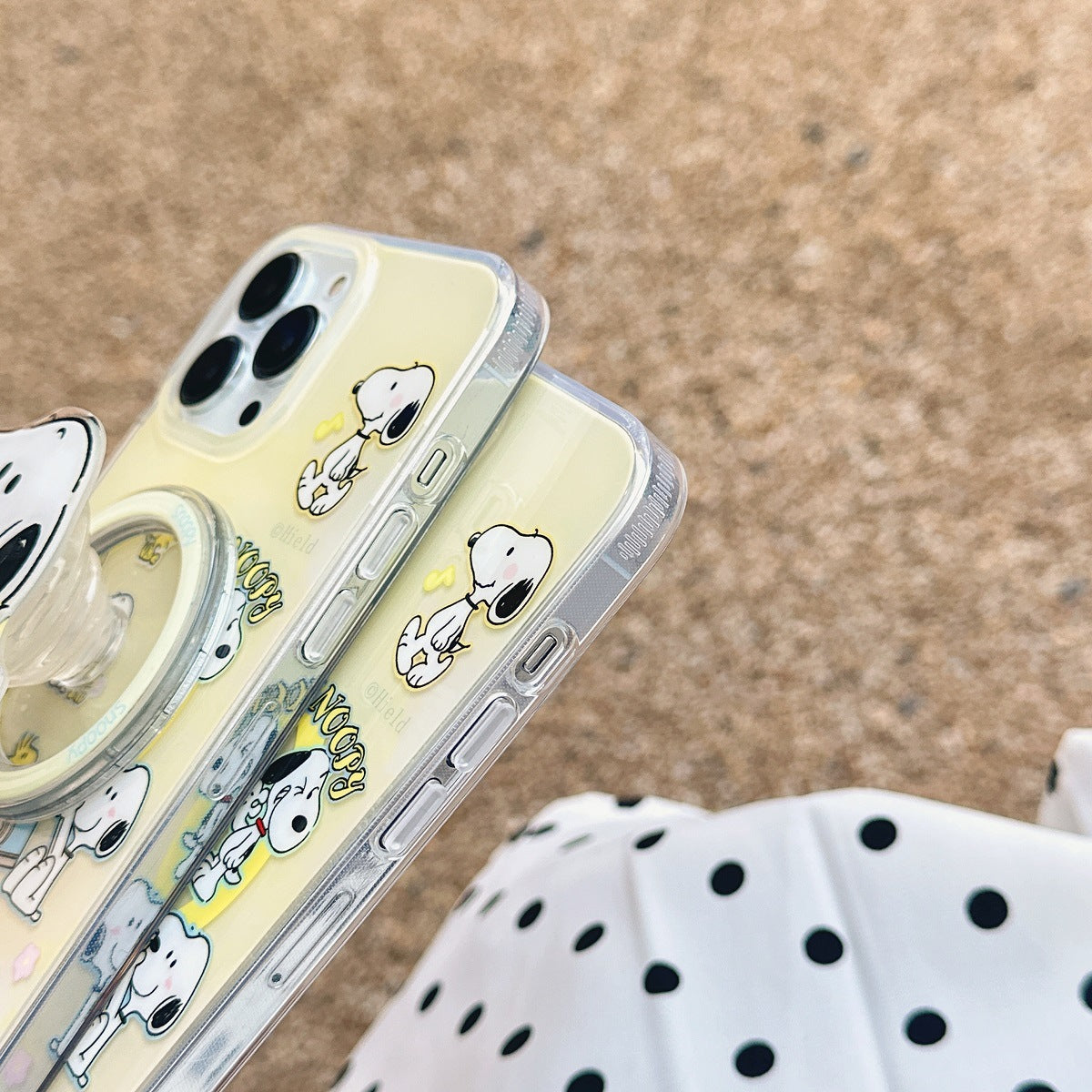 Bonita funda magnética 3D con forma de perro