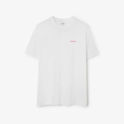 Camiseta de algodón con escudo de hoja de roble