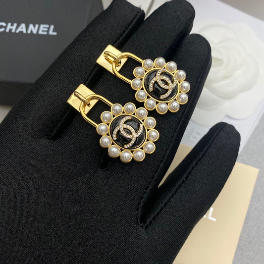 Boucles d'oreilles Premium Vintage Perle 2C