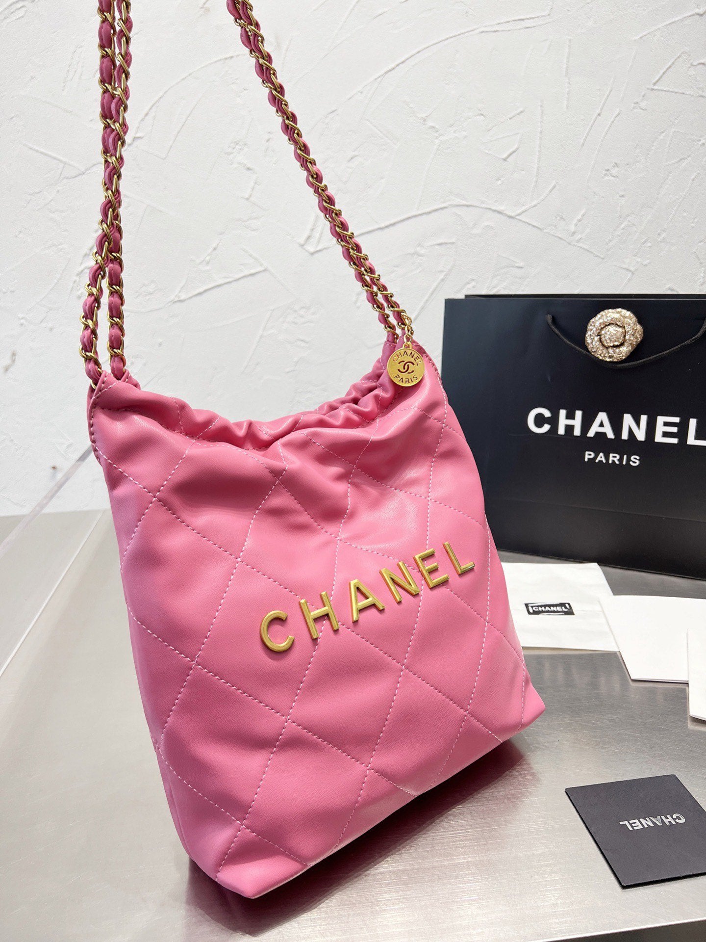 Bolso de mano de cadena de nueva moda de 22 segundos