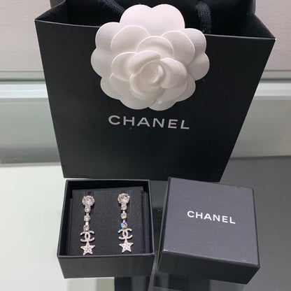 Pendientes Colgantes de Cristal