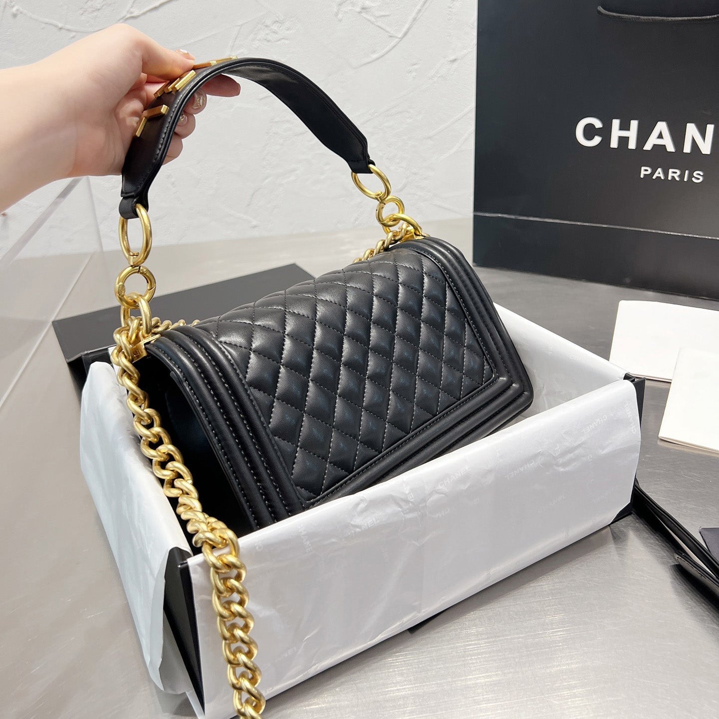 Bolso de Hombro Chanel de la Serie Leboy