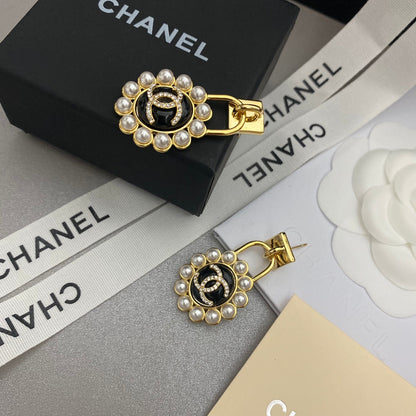Boucles d'oreilles Premium Vintage Perle 2C