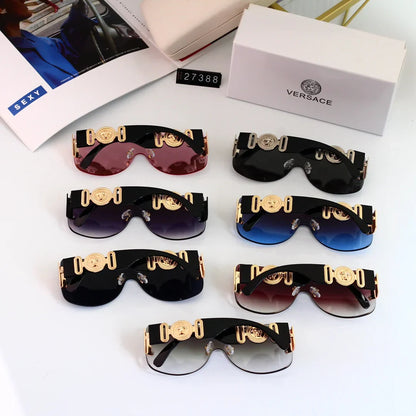 Lunettes de soleil sans monture à verres haute définition populaires en 7 coloris 27388