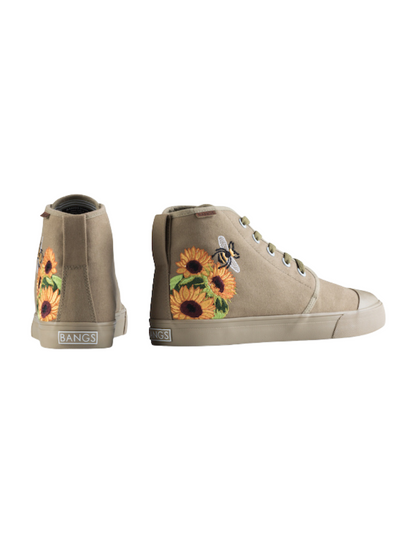 Zapatilla Alta Girasol Pino Viejo