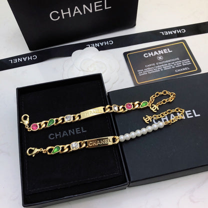 Pulsera de diamantes de colores "Temperament"