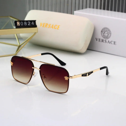 Lunettes de soleil en métal avec verres HD 7 couleurs 0824