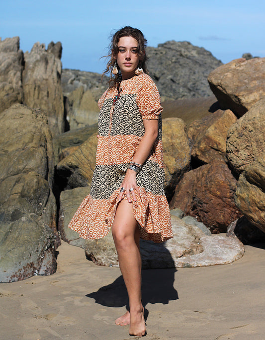 Robe courte Piya en Taal